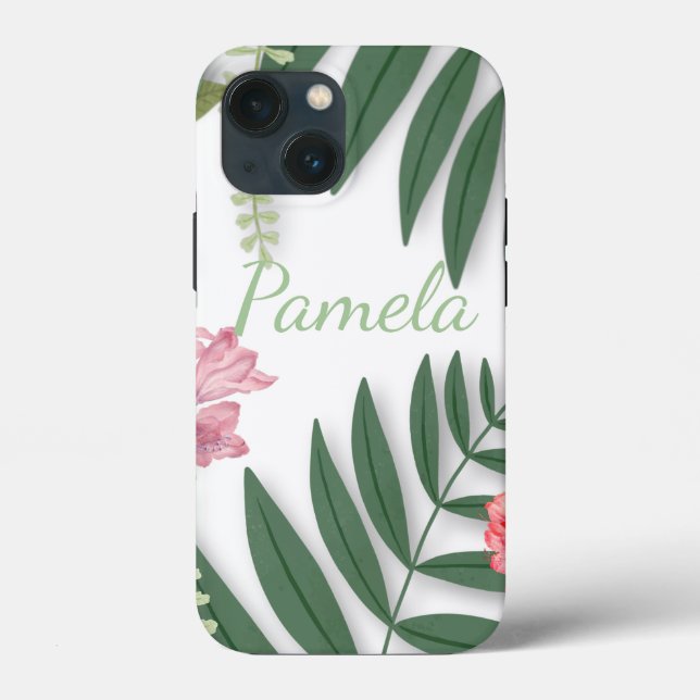 Coques Case-Mate iPhone Flore tropicale (Verso)