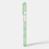Coques Case-Mate iPhone Flore verte douce avec Fleurs Bleues Jaunes Blance (Verso / Gauche)