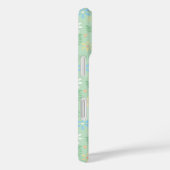 Coques Case-Mate iPhone Flore verte douce avec Fleurs Bleues Jaunes Blance (Verso / Droite)