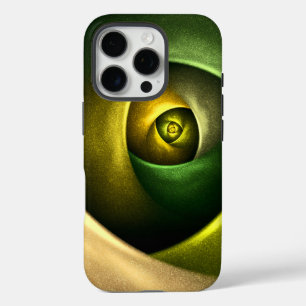 Coques iPhone 16 Pro Flore verte Florale moderne Art Abstrait Motif #23