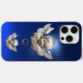 Coques Case-Mate iPhone FLORENTINE RENAISSANCE ANGEL Blue Gemstone (Verso (horizontal))