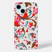 COQUES Case-Mate iPhone FLORENTINE RENAISSANCE ROUGE FLEURS, FLEURS (Verso)