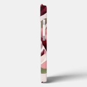 Coques Case-Mate iPhone Flores romantiques Aquarelle Roses Bourgogne (Verso / Gauche)