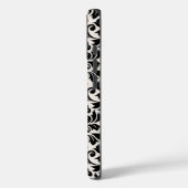 Coques Case-Mate iPhone Flourish Damask Big Pattern Black on Cream (Verso / Gauche)