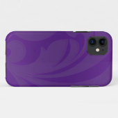 Coques Case-Mate iPhone Flourish pourpre lumineux (Dos (Horizontal))