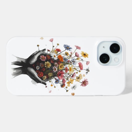 Coques Case-Mate iPhone Flower (Verso (horizontal))