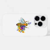 Coques Case-Mate iPhone Flower bee with wild plants (Verso (horizontal))