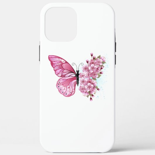 Coques Case-Mate iPhone Flower Butterfly (Verso)