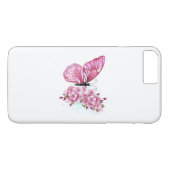 Coques Case-Mate iPhone Flower Butterfly (Dos (Horizontal))