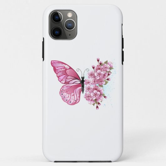 Coques Case-Mate iPhone Flower Butterfly (Dos)