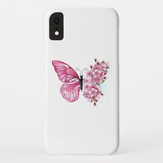 Coques Case-Mate iPhone Flower Butterfly (Dos)