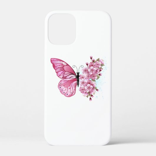 Coques Case-Mate iPhone Flower Butterfly (Verso)
