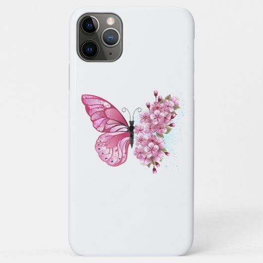 Coques Case-Mate iPhone Flower Butterfly (Dos)