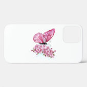 Coques Case-Mate iPhone Flower Butterfly (Verso (horizontal))