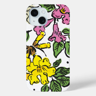 Coque Pour iPhone 15  Flower case