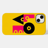 Coques Case-Mate iPhone Flower Power Amour au Carré (Verso (horizontal))