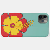 Coques Case-Mate iPhone Flower rouge hibiscus (Dos (Horizontal))
