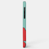 Coques Case-Mate iPhone Flower rouge hibiscus (Dos/Gauche)