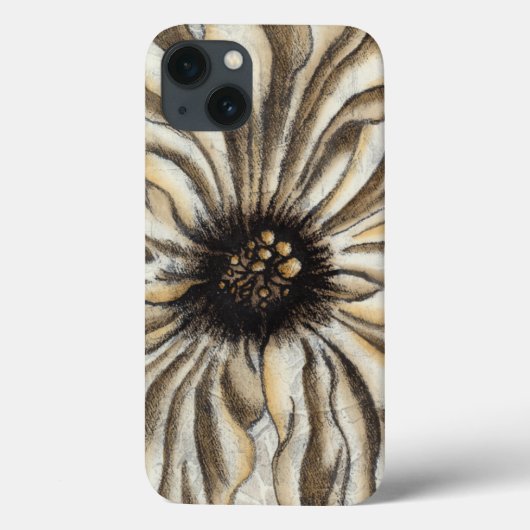 Coques Case-Mate iPhone Flowerhead Fresco sur Tan Arrière - plan (Verso)