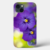 Coques Case-Mate iPhone Flowers (homonymie) | Purple Pansies (Verso)