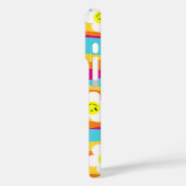 Coques Case-Mate iPhone flowers with yellow centers showing smiley faces (Verso / Gauche)