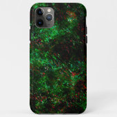 Coques Case-Mate iPhone Fluctuation des taches sombres sur vert et rouge v (Dos)