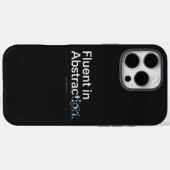 Coques Case-Mate iPhone Fluent en technologie d'abstraction Mode sombre De (Verso (horizontal))