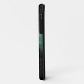 Coques Case-Mate iPhone Fluffy Chat noir en Misty Woods (Dos/Gauche)