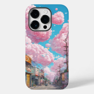Coque Pour iPhone 14 Pro Fluffy Cotton Candy Sky