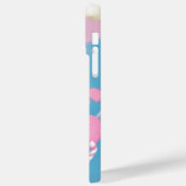 Coques Case-Mate iPhone Fluffy Dog avec Casquette blanc (Verso / Gauche)