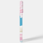 Coques Case-Mate iPhone Fluffy Dog avec Casquette blanc (Verso / Droite)