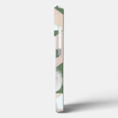 Coques Case-Mate iPhone Fluffy Koala Green Arrière - plan géométrique (Verso / Gauche)