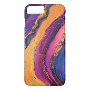 Case-Mate iPhone Case Fluide Arc-en-ciel pour violet et orange coloré