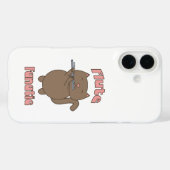 Coques Case-Mate iPhone Fluide Fanatique Chat rose (Verso (horizontal))