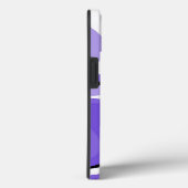 Coques Case-Mate iPhone Fluide noir, blanc et violet Abstrait (Verso / Droite)