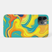 Coques Case-Mate iPhone Fluidité de la Joie : Vagues Abstraites (Dos (Horizontal))