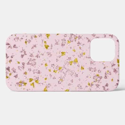 Coques Case-Mate iPhone Flush et Gold Parties scintillant Flakes (Verso (horizontal))