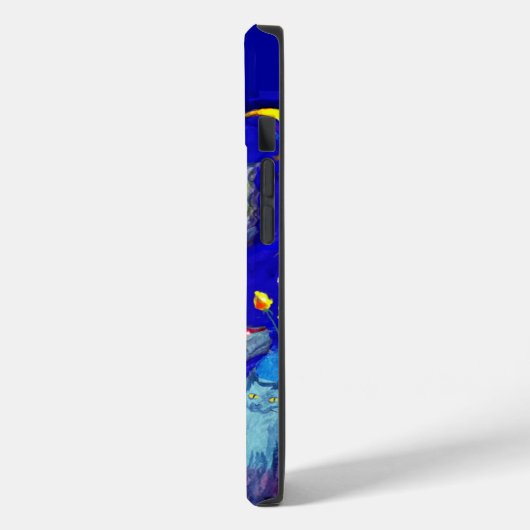 Coques Case-Mate iPhone FLUTISTE EN BLEU / Soirée Carnaval vénitien (Verso / Gauche)