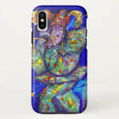 Coques Case-Mate iPhone FLUTISTE EN BLEU / Soirée Carnaval vénitien (Dos)