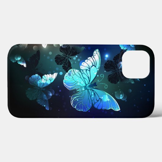 Coques Case-Mate iPhone Fluttering Night Butterfly (Verso (horizontal))