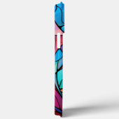 Coques Case-Mate iPhone Flux Abstrait en verre tendu (Verso / Droite)