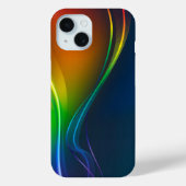 Coques Case-Mate iPhone Flux arc-en-ciel Abstrait (Verso)