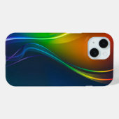 Coques Case-Mate iPhone Flux arc-en-ciel Abstrait (Verso (horizontal))