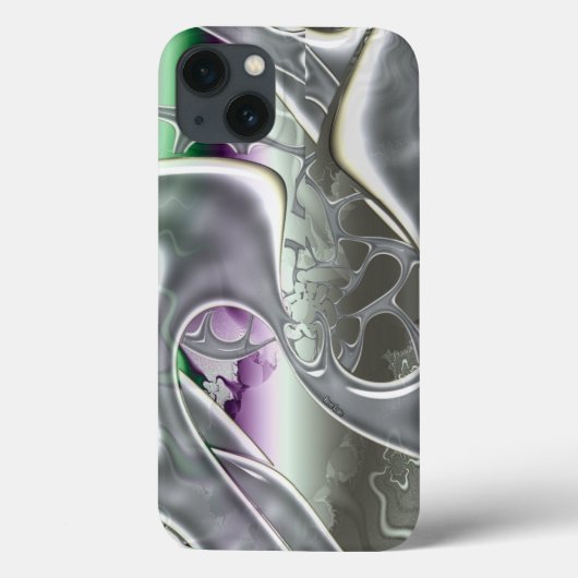 Coques Case-Mate iPhone Flux Argent (Verso)