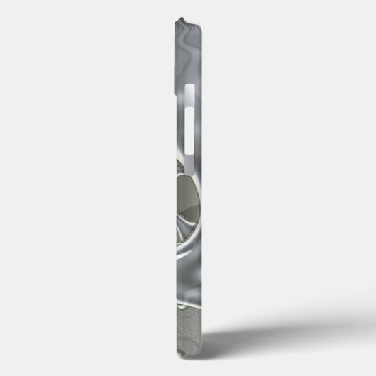 Coques Case-Mate iPhone Flux Argent (Verso / Gauche)