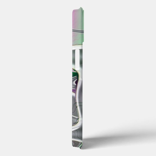 Coques Case-Mate iPhone Flux Argent (Verso / Droite)