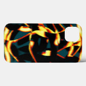 Coques Case-Mate iPhone Flux brûlés jaune rouge look terry, spray défectue (Verso (horizontal))