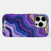 Coques Case-Mate iPhone Flux cosmique Art Abstrait (Verso (horizontal))