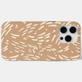 Coques Case-Mate iPhone Flux dans Tan et Crème (Verso (horizontal))