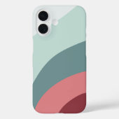 Coques Case-Mate iPhone Flux de couleur de canneberge et de menthe (Verso)